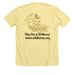 Kitty City, a Heather Yellow Gold Premium Unisex Tee (back-view)