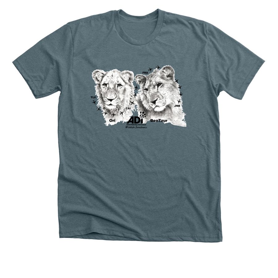 Limited Edition: BenTzur & Ori, a Heather Slate Premium Unisex Tee