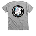 Every Body One Pack, a Athletic Heather Premium V-Neck Tee (back-view)