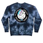 Every Body One Pack, a Black Tie Dye Crewneck Sweatshirt (back-view)