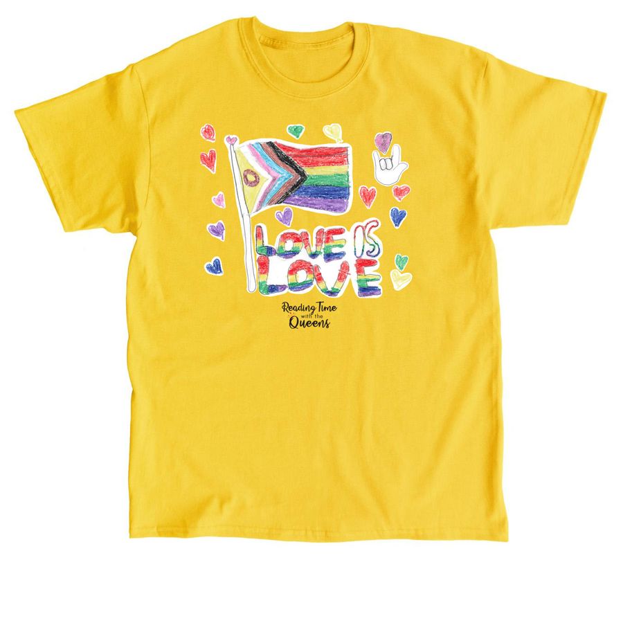 Design Contest '26 - Love is Love, a Daisy Classic Unisex Tee