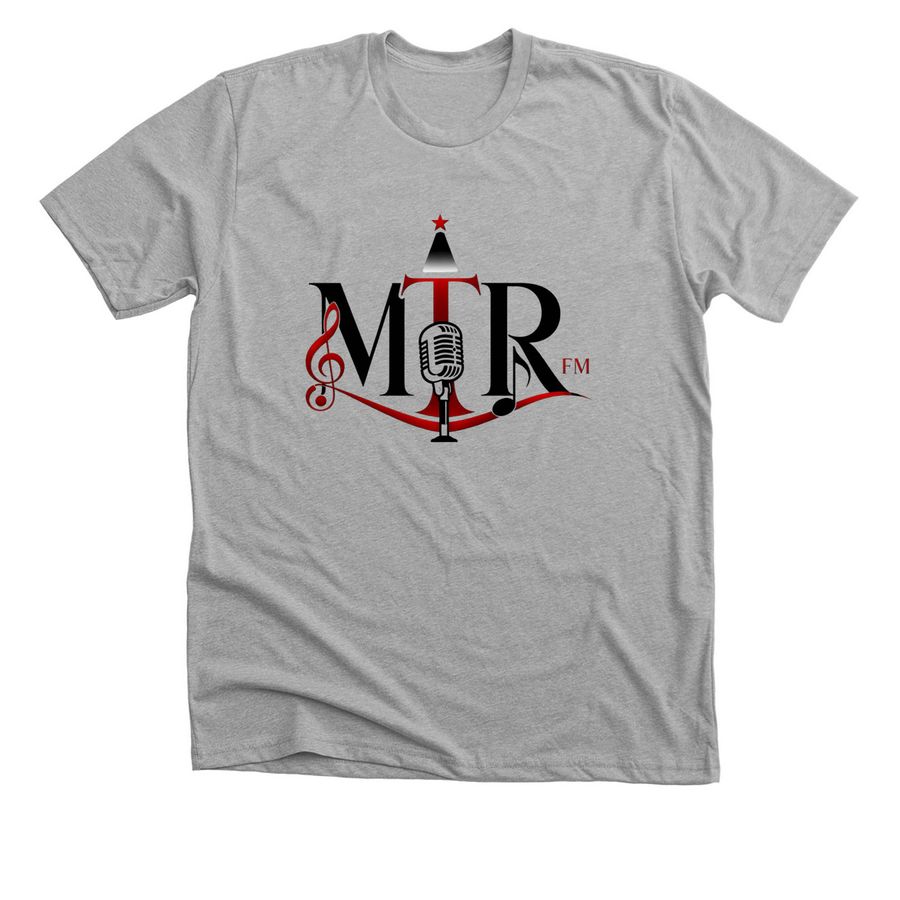 Musical Theatre Radio Fame & Marie, a Athletic Heather Premium Unisex Tee