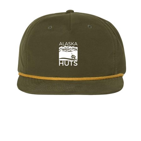 Alaska Huts Hats, a Loden/ Amber Gold Printed Umpqua Snapback Cap