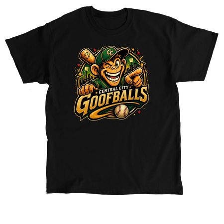 Central City Goofballs, a Black Classic Unisex Tee