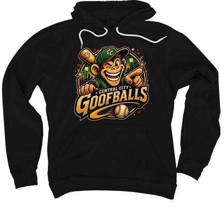 Central City Goofballs, a Black Premium Pullover Hoodie