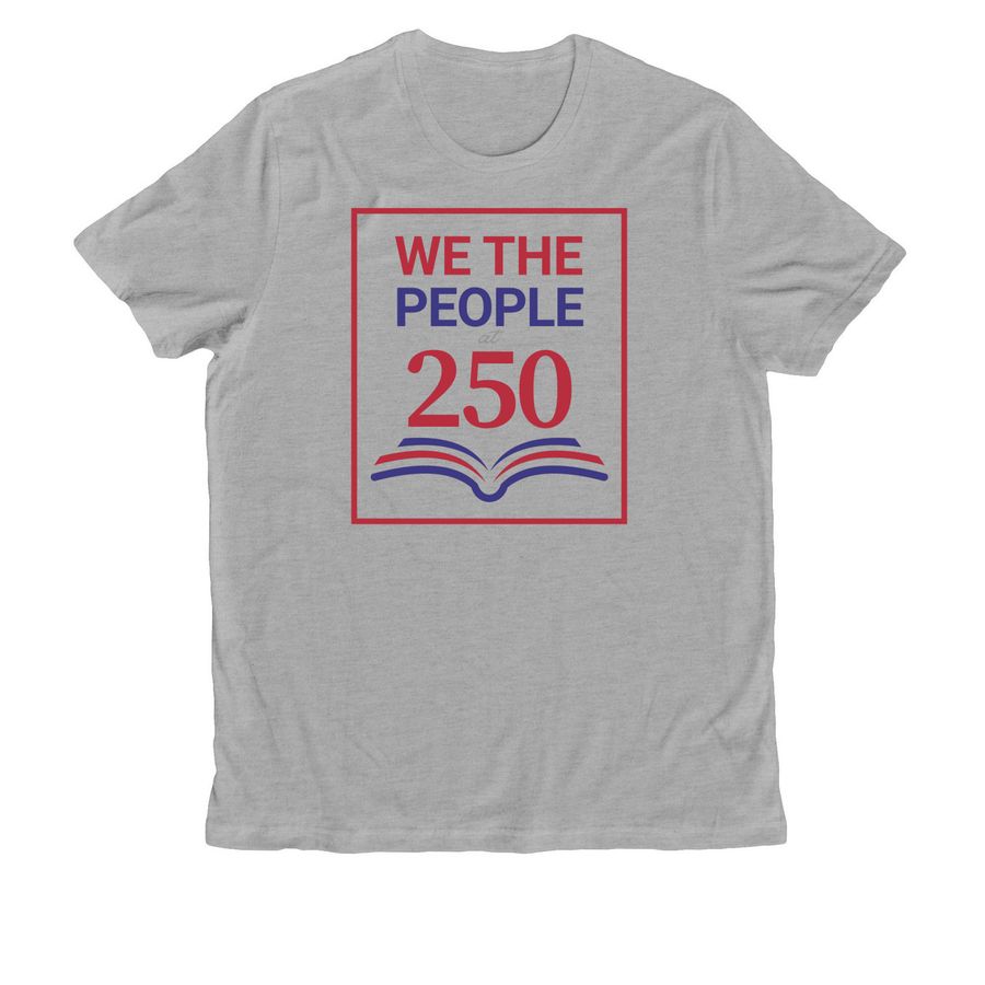 We The People at 250 Shirt, a Granite Grey Heather Allmade Organic Cotton Unisex Tee