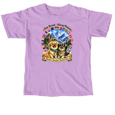 Tibbies Worldwide, a Neon Violet Comfort Colors Unisex Tee