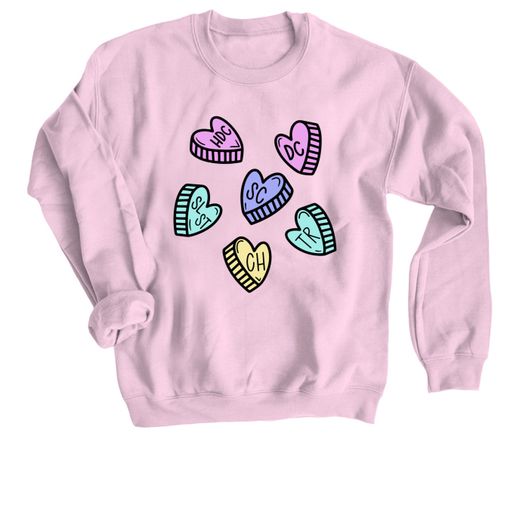 My Love Language 🧡 Light Pink Sweatshirt