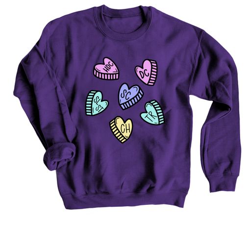 My Love Language 🧡 Purple Sweatshirt