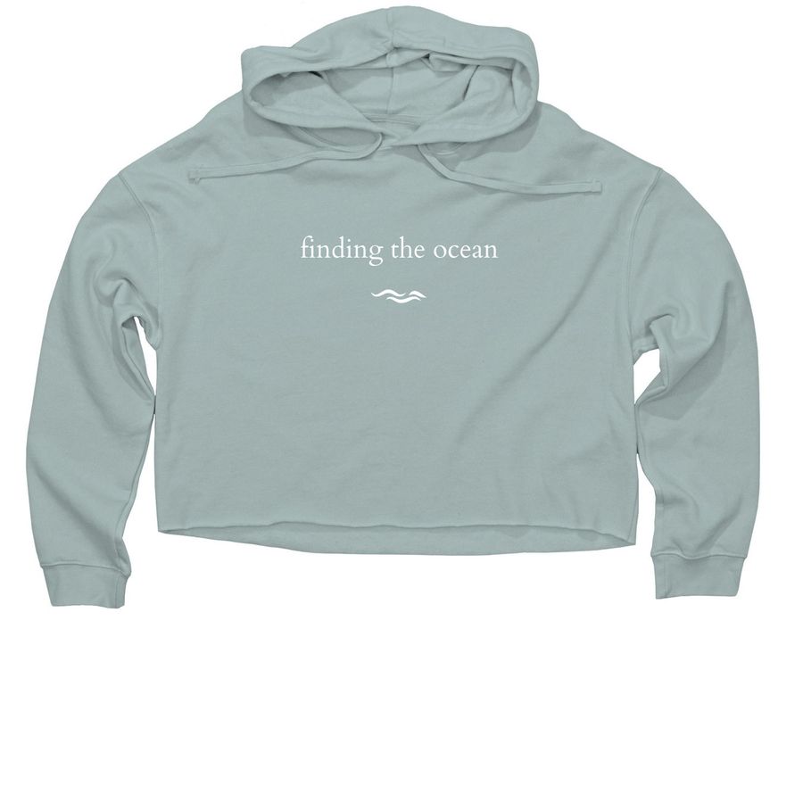 finding the ocean hoodies, a Sage Women?s Lightweight Cropped Hoodie