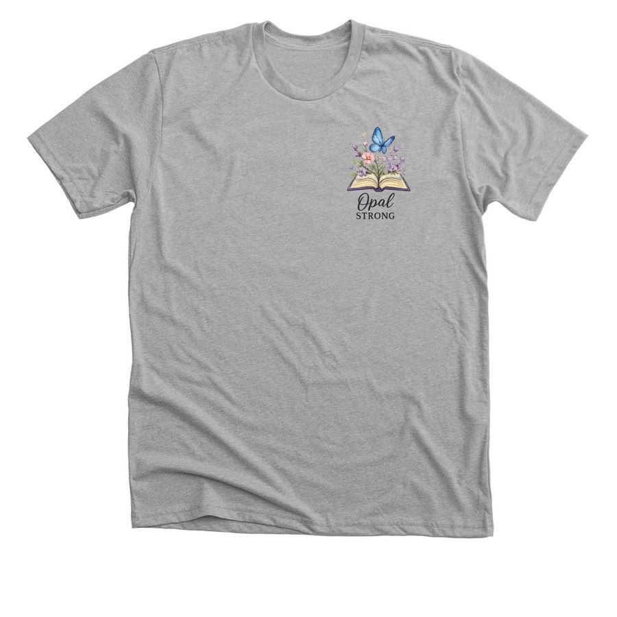 Opal Strong, a Athletic Heather Premium Unisex Tee