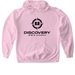 Outreach Hoodie - Black Logo, a Light Pink Gildan Softstyle Pullover Hoodie