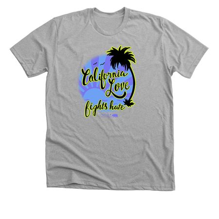 California Love Blue, a Athletic Heather Premium Unisex Tee
