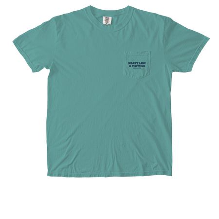 Have Heart, Will Travel Tee, a Seafoam Comfort Colors Pocket Tee