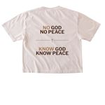 know collection, a Ivory Comfort Colors Boxy Tee (back-view)