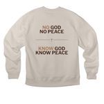 know collection, a Dust Premium Heavyweight Crewneck Sweatshirt (back-view)