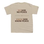 know collection, a Sand Youth Unisex Tee (back-view)