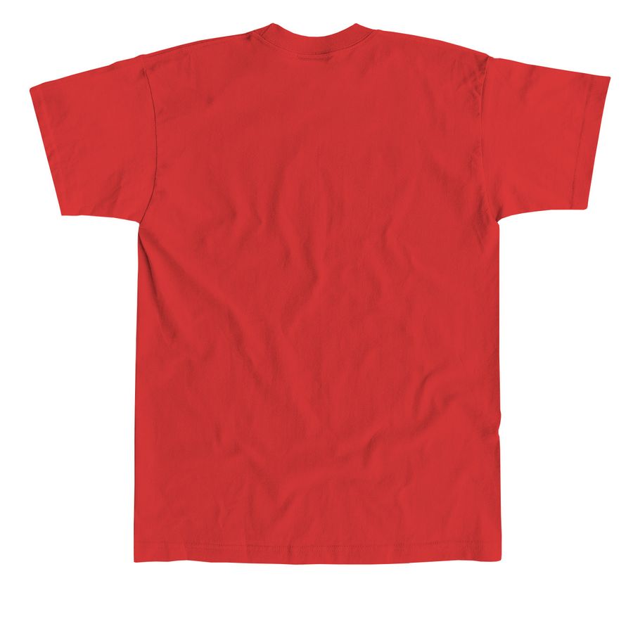 Mountain Party, a Red Union Made Unisex Tee (back-view)