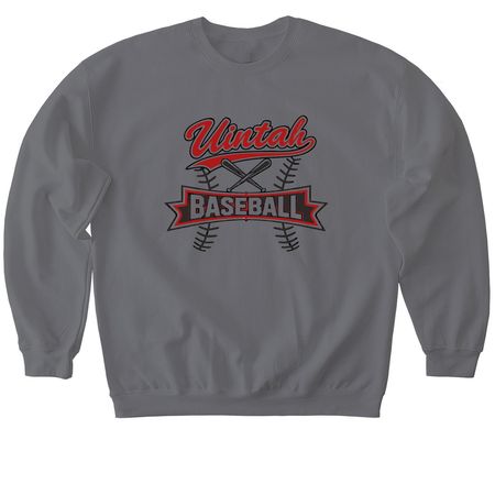 Uintah 8U Baseball&nbsp;, a Charcoal Softstyle Crewneck Sweatshirt
