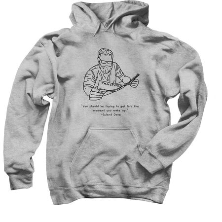 The Moment You Wake Up, a Sport Grey Pullover Hoodie