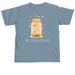 Wheelchair Firefly Attachment&nbsp;, a Ice Blue Comfort Colors Unisex Tee (back-view)