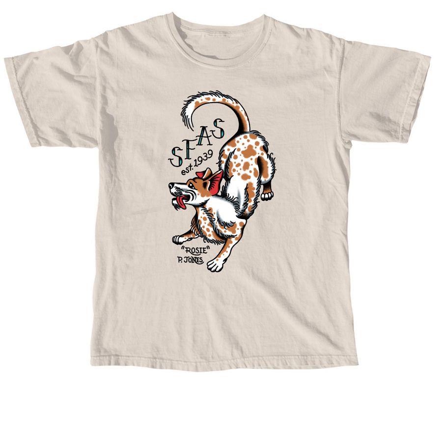 Rosie by P Jones, a Ivory Comfort Colors Unisex Tee