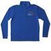 NRV Logo Performance Pullover, a True Royal Unisex Performance Quarter Zip Pullover