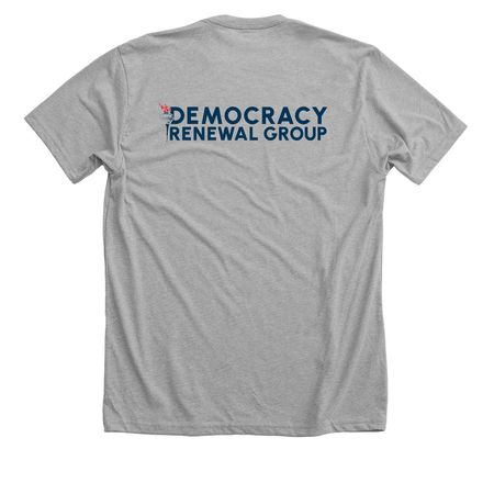 DRG T-Shirts, a Athletic Heather Premium Unisex Tee (back-view)