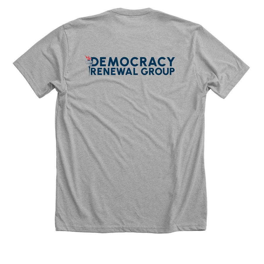 DRG T-Shirts, a Athletic Heather Premium Unisex Tee (back-view)