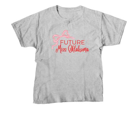 Future Miss Oklahoma T-shirt (Youth), a Sport Grey Youth Unisex Tee
