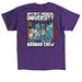 Upstate Medical University BooBoo Crew, a Purple Classic Unisex Tee (back-view)