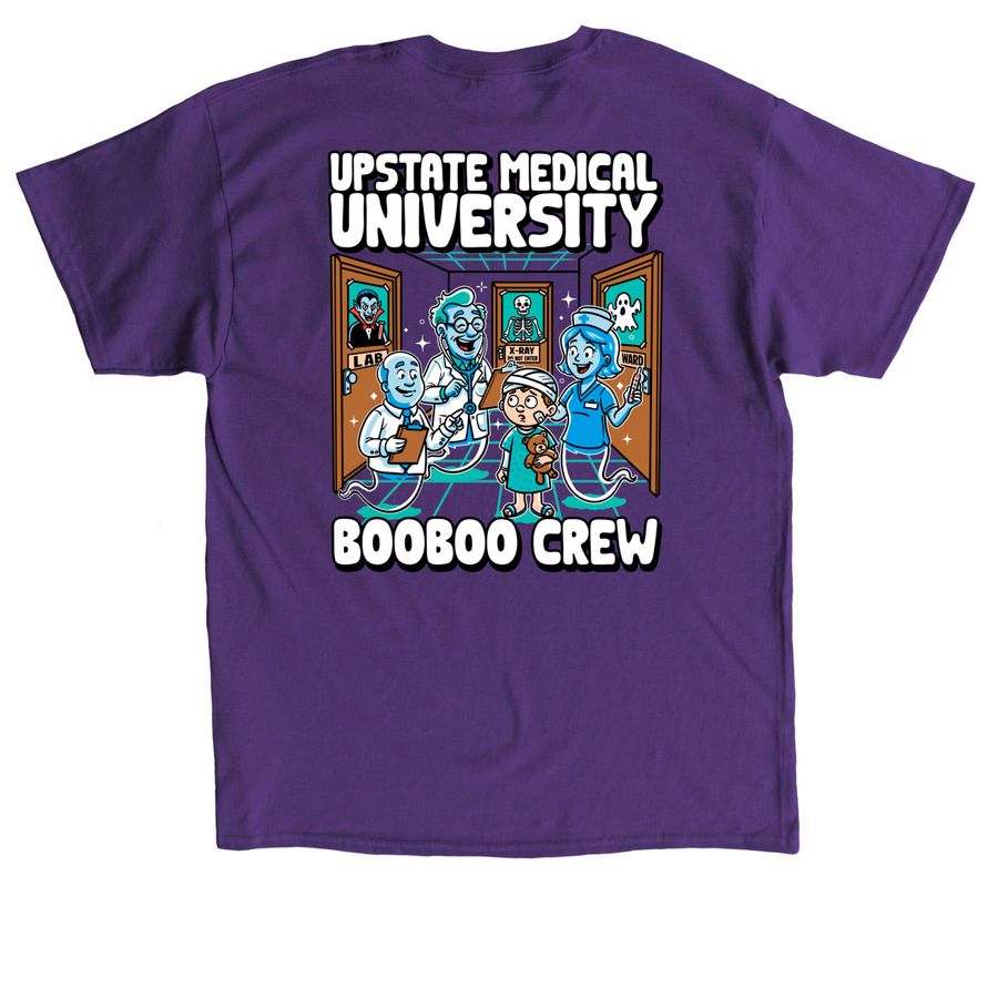 Upstate Medical University BooBoo Crew, a Purple Classic Unisex Tee