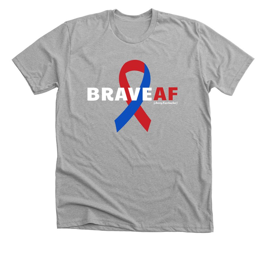 Avery Fuerbacher, a Athletic Heather Premium Unisex Tee