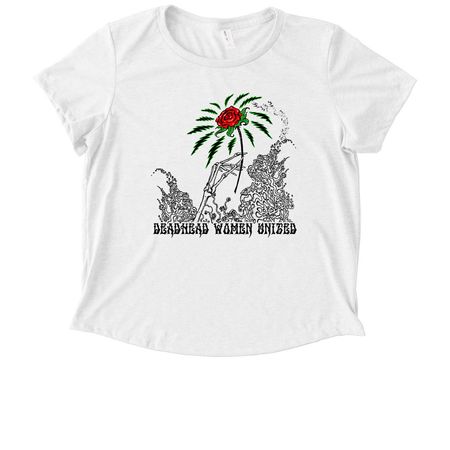 Deadhead Women United, a Fairly White Allmade Eco Triblend Women?s Scoop Neck Tee