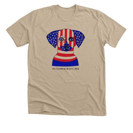 Taylum's Tees ? Gone to the Dogs!, a Heather Tan Premium Unisex Tee