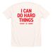 Team Ruby, a Heather Natural Premium Unisex Tee (back-view)