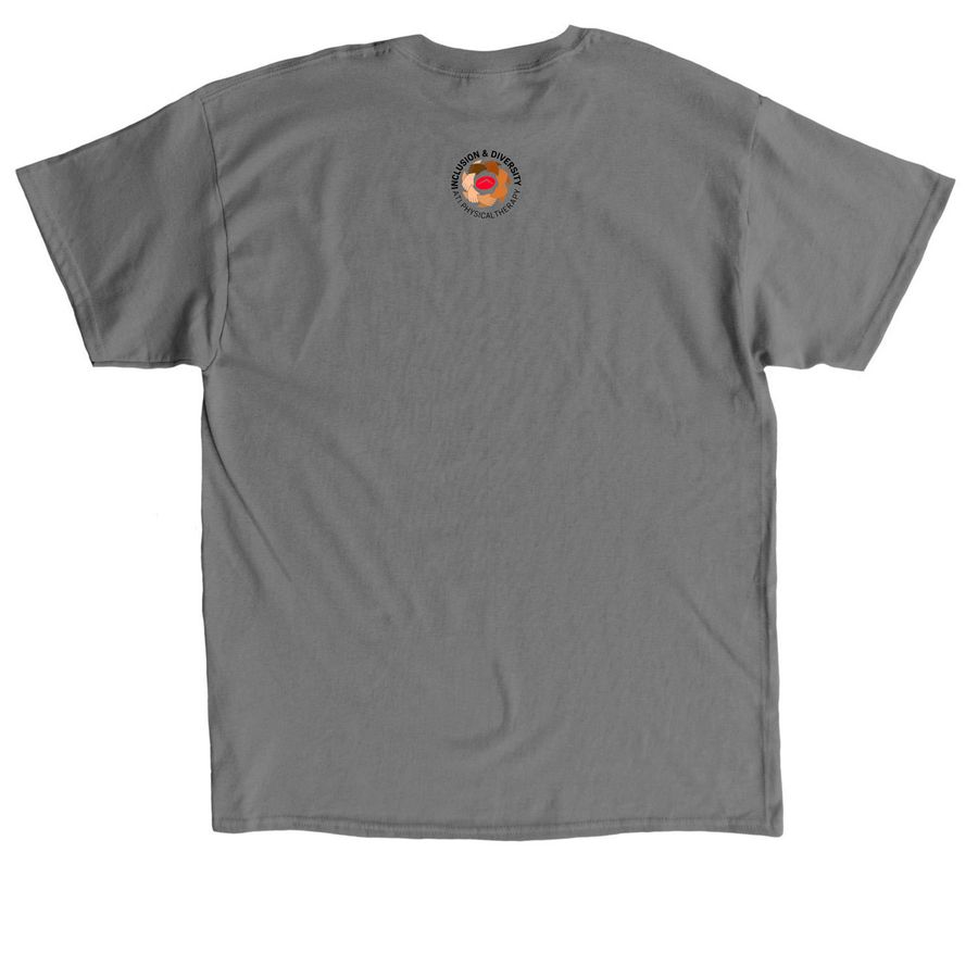 ATI ALL-OUT ERG, a Charcoal Classic Unisex Tee (back-view)