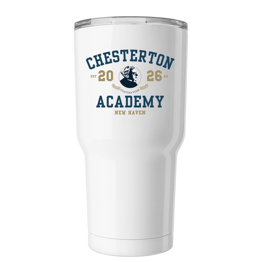 CABMM EST Travel Mug, a White Insulated Tumbler