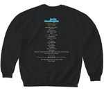 MFEO NYC, a Black Softstyle Crewneck Sweatshirt (back-view)