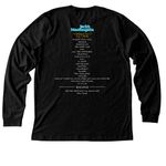 MFEO NYC, a Black Heather Premium Long Sleeve Tee (back-view)