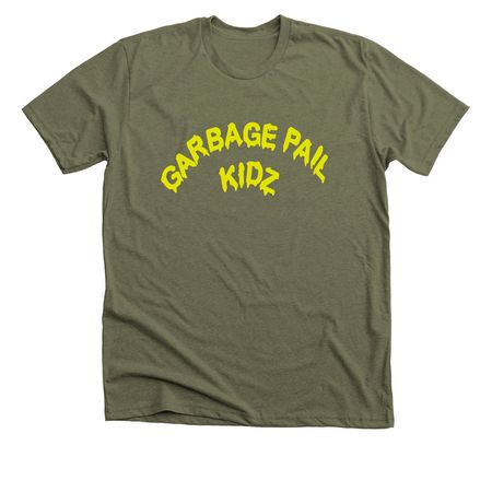 GPK-Disgustin Justin, a Heather Olive Premium Unisex Tee