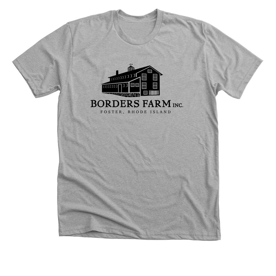Borders Farm Preservation, a Athletic Heather Premium Unisex Tee