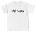 I Heart Rugby Inclusion T-Shirt, a White Classic Unisex Tee