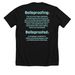 Stxbp1 Team Bella, a Solid Black Blend Premium Unisex Tee (back-view)