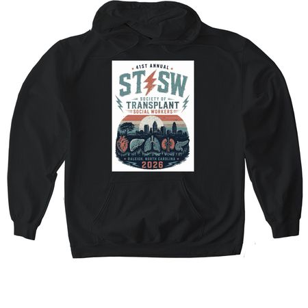 STSW 26, a Black Gildan Softstyle Pullover Hoodie
