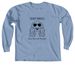 Cool Cocker Spaniel Shirt, a Washed Denim Comfort Colors Long Sleeve Tee