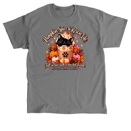 Pumpkin Spice, a Charcoal Classic Unisex Tee