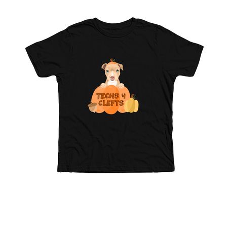 Pumpkin Pup, a Solid Black Blend Premium Youth Tee