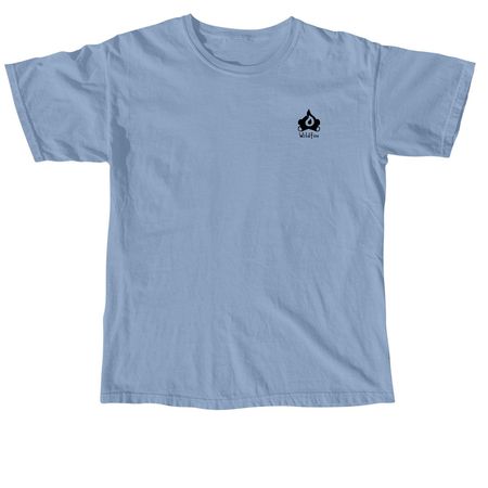 live a life unhurried, a Washed Denim Comfort Colors Unisex Tee