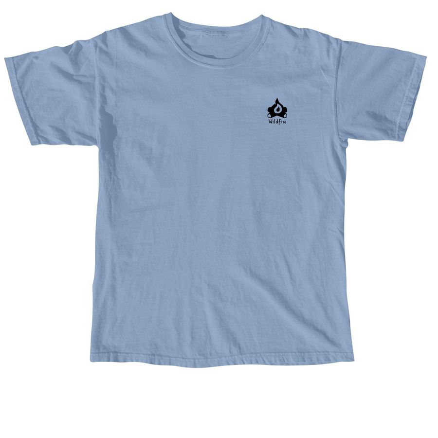 live a life unhurried, a Washed Denim Comfort Colors Unisex Tee